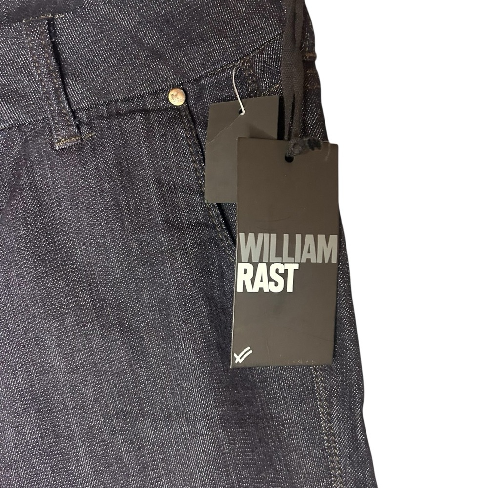 William Rast Trouser Flare Jeans 26 x 35 Low Rise Dark Wash - Picture 5 of 13